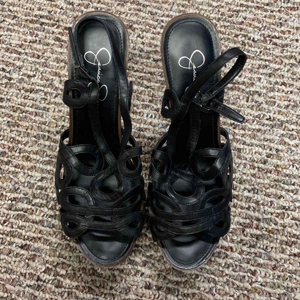Jessica Simpson size 9 heels black